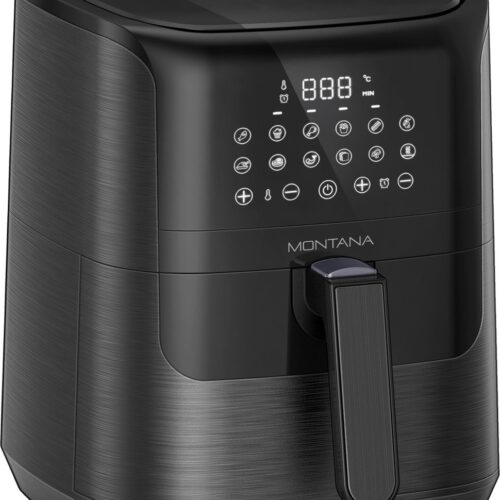 Montana MF-300 Compact Airfryer Zwart