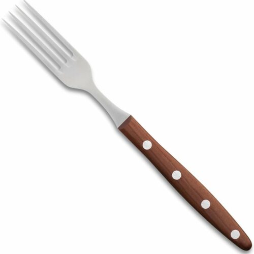 Robert Herder Windmühle Steakvork - RVS - Lengte 20.5 cm - Heft Pruimenhout