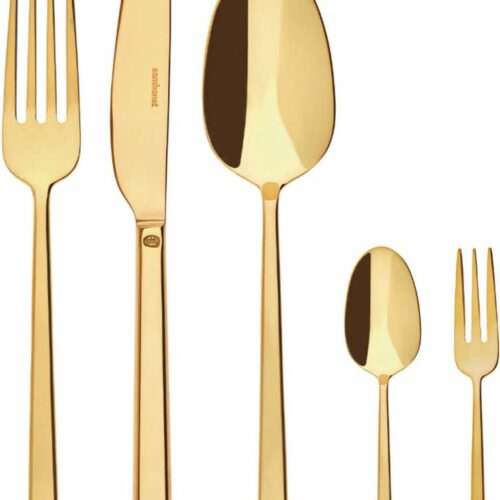 Sambonet Bestekset Rock - Goud - 60-delig / 12 personen