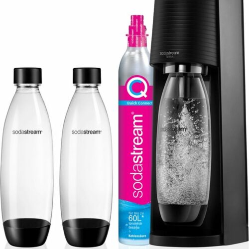 SodaStream Bruiswatertoestel Terra Megapack Zwart