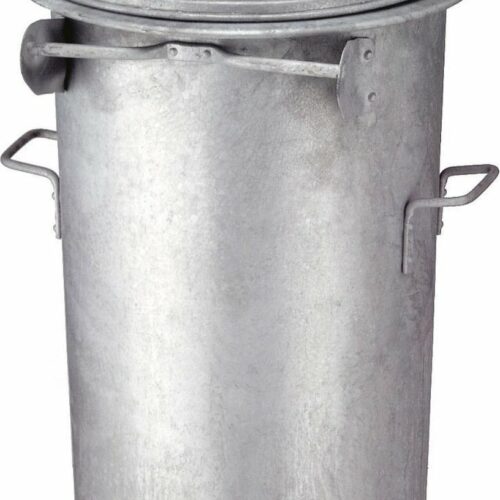 Staalverzinkte afvalemmer 110 liter