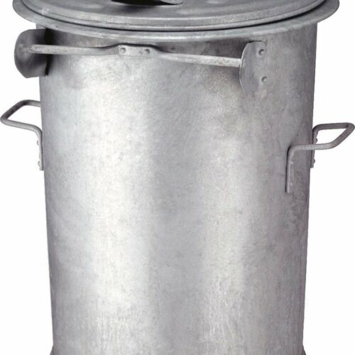 Staalverzinkte afvalemmer 90 liter