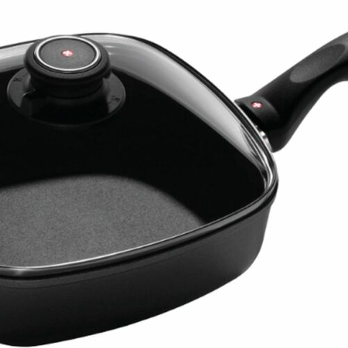 Swiss Diamond - XD Sauteerpan - Hapjespan anti-aanbaklaag - Vierkant - 20x20 - Met deksel - Inductie