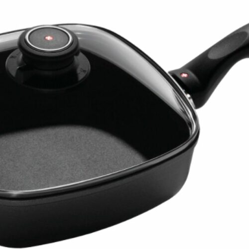 Swiss Diamond - XD Sauteerpan - Hapjespan anti-aanbaklaag - Vierkant - 20x20cm - Met deksel - niet geschikt voor inductie