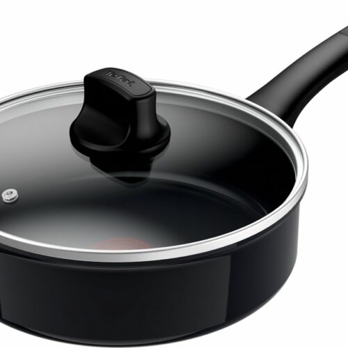 Tefal Revive Black Hapjespan - 24 cm - Met deksel - Keramisch - Inductie