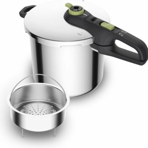 Tefal - Snelkookpan met Stoommandje - 8 liter - Pressure Cooker - Geschikt voor alle warmtebronnen - RVS