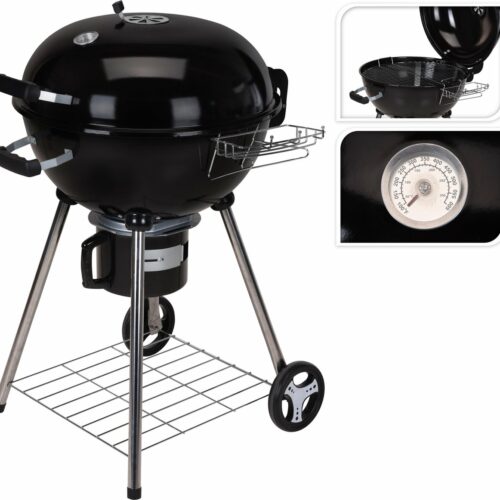 BBQ Houtskool Barbecue - Grilloppervlak 44 x 32 cm - Zwart