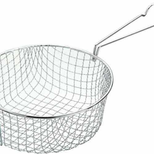 Frituurmand, Draad, Diep, Metaal, Geschikt voor friteuse/pan van 20 cm, 18,5 cm