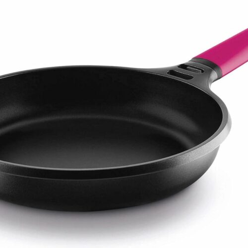 Inductie Koekenpan Met Afneembaar Handvat - 28 cm - Roze - Gegoten Aluminium