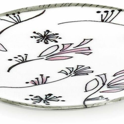 Serax Midnight Flowers By Marni Fiore Rosa Gebaksbordje ⌀11,5