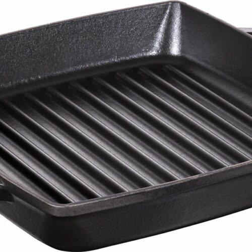 Staub Grillpan - 2 grepen - 23 x 23 cm - Zwart