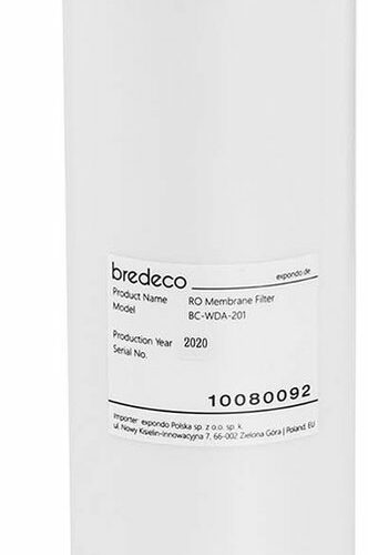 bredeco - RO-membraanfilter - 0.0001 µm - voor heetwaterdispensers