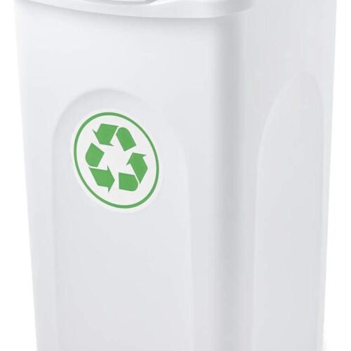 Afvalemmer - 50 L - Wit - Geschikt voor elke woning