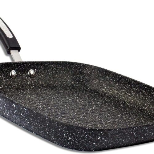 Antiaanbaklaag Grillpan 28 cm - Geschikt voor alle warmtebronnen