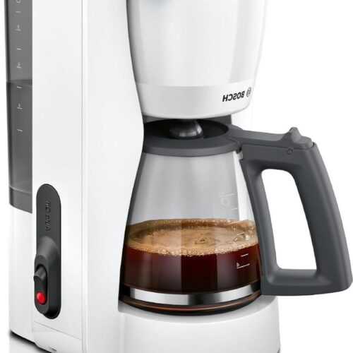 Filterkoffiezetapparaat 1200 W glazen kan 1.25 l voor 10-15 kopjes - Mat wit