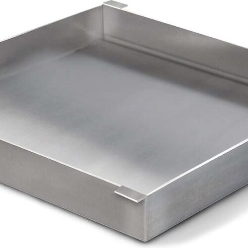 Grillpan 7887 voor Brooklyn Next 2 en San Diego 2 - Roestvrijstaal - Kookstel aan Zijkant - Plancha Grillplaat - Gasgrill BBQ - Zilver