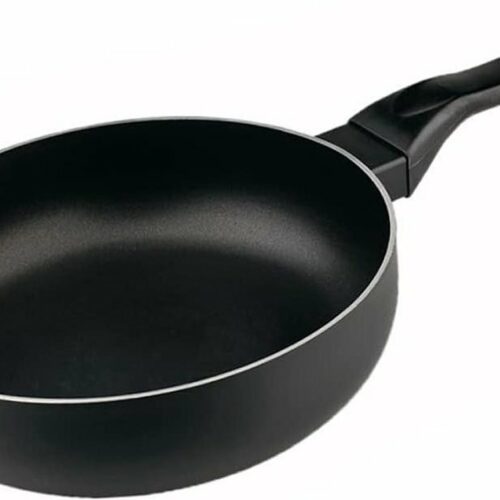 Koekenpan met Diepe Wok - 24 cm - Volledig Inductie - Anti-Aanbaklaag