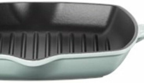 Le Creuset Grillpan Vierkant 26x26cm Grillpan 'Sea salt'