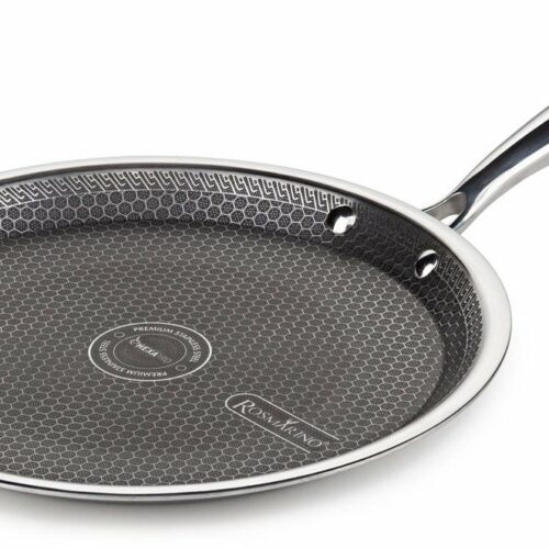 Rosmarino HexaPRO Pannenkoekenpan - Pannen - Inductie - Pan - Pannenkoeken 28 cm - RVS