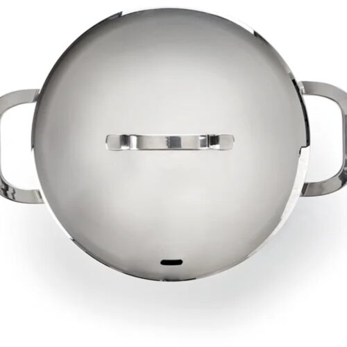 Beka Maestro sauteerpan/hapjespan - ⌀24 cm - RVS - PFAS-vrij - Deksel met stoomgleuf - Volumeaanduiding - Geschikt: inductie & vaatwas