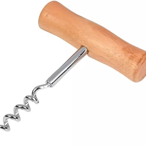 Benson Kurkentrekker met houten greep - Compact en multifunctioneel - 10 cm