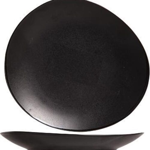 Cosy & Trendy Klein Bordje / Gebaksbordje Vongola Black - 15 x 14 cm