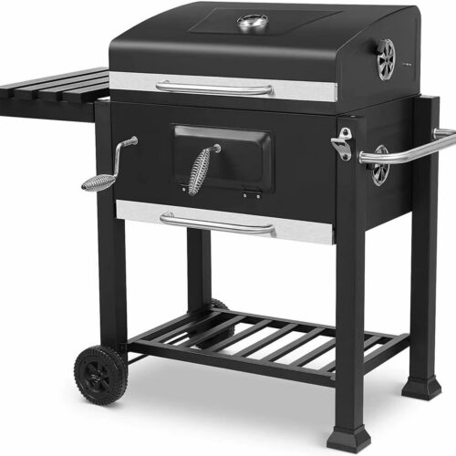 Houtskool barbecue - BBQ - Thuis of camping - Kachel - Voor 5-10 Personen - Op wielen - Outdoor