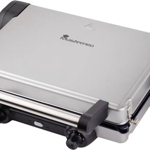 MasterPRO Contactgrill Elektrisch Anti-aanbaklaag Zwart/RVS