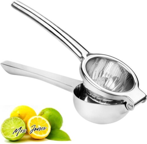 Mrs. Jones Premium Collection Handmatige citruspers - 304 roestvrij staal - Citroen - Sinaasappel - Kwaliteit - Vruchten