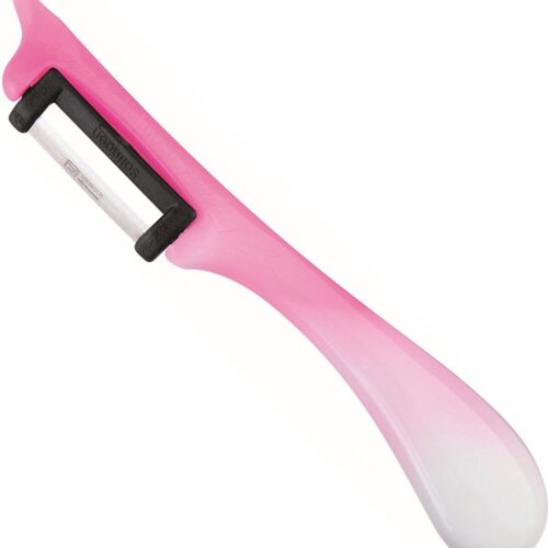 RÖR Solingen Dunschiller Star - Kunststof - Enkel Mes - 19 cm - Bi-color - Roze