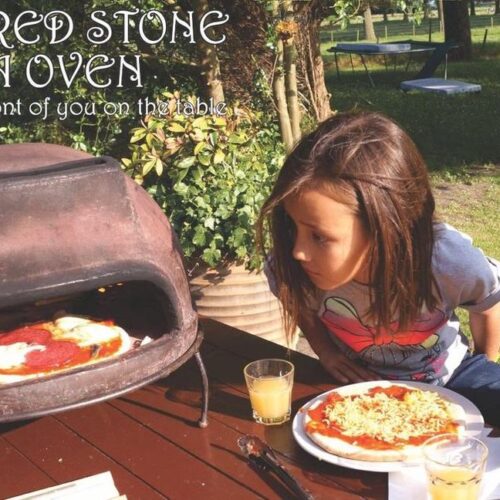 Sol-y-Yo Houtgestookte Toscaanse Stenen Pizza oven 52CM