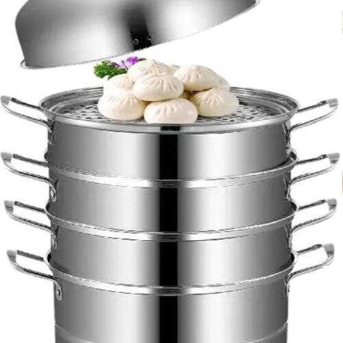 Happyment Stoompan - 5 Lagen - Stoomkoker - Gestoomde Gerechten - 30 cm