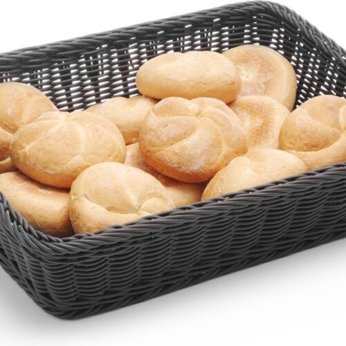 Hendi Broodmand Rechthoek - Zwart - Schuin - 400x300x(H)120mm