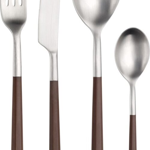 Pintinox Hive Merlot 24-Delige Bestekset - Rvs & ABS