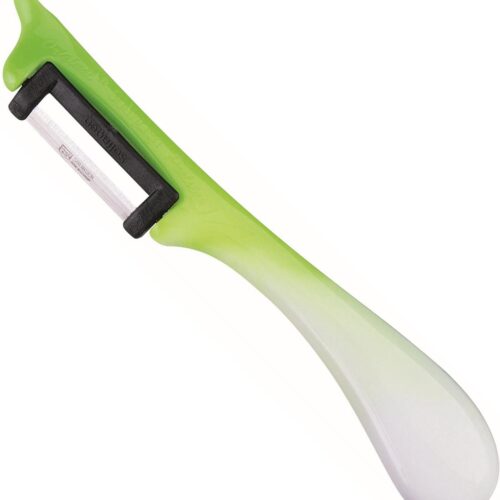 RÖR Solingen Dunschiller Star - Kunststof - Enkel Mes - 19 cm - Bi-color - Groen