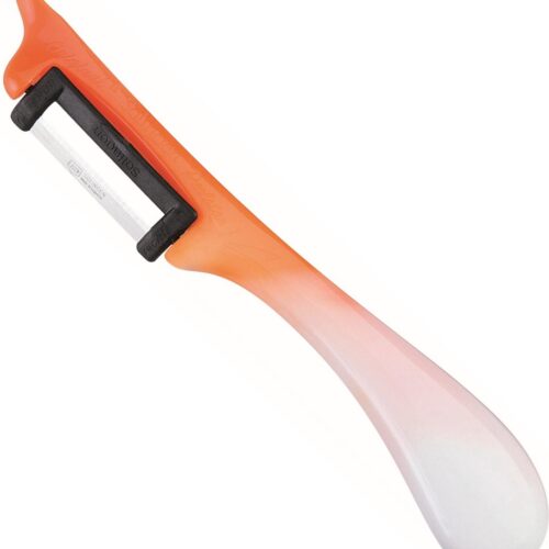 RÖR Solingen Dunschiller Star - Kunststof - Enkel Mes - 19 cm - Bi-color - Oranje