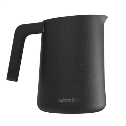 Subminimal - FlowTip Melkkan - Melkkannetje - Ergonomische Barista Melkkan voor Latte Art - Zwart