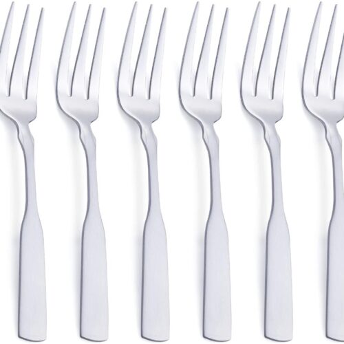 Unyqoos® Stijlvolle 3-Tandige RVS Tafelvorken Set van 6 Stuks voor Feestelijke Gelegenheden