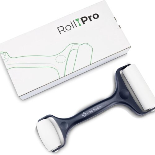 deegroller deegroller met 2 rollen deegroller met antiaanbaklaag voor moeiteloos uitrollen van deeg fondant roller pizzaroller vaatwasmachinebestendig