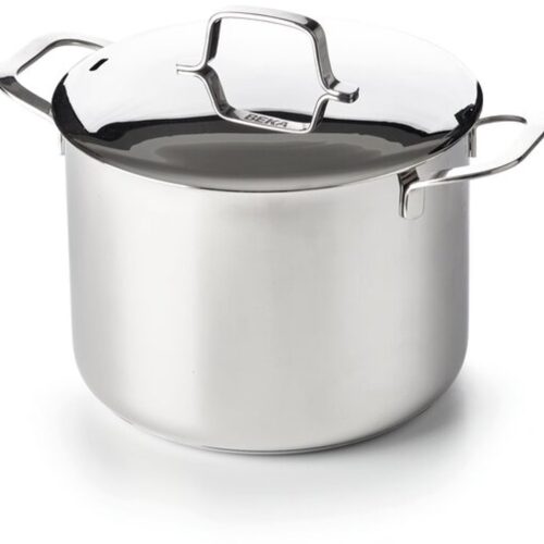 Beka Maestro soeppot/soeppan met deksel - Ø24 cm - 7,4L - Groot volume - Inox - RVS - PFAS-vrij - Volumeaanduiding - Geschikt: inductie & vaatwas