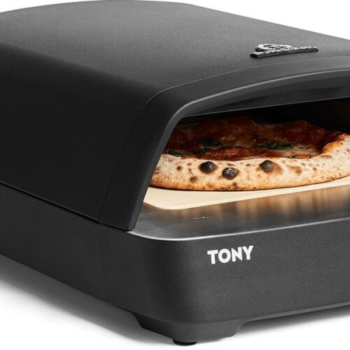 Burnhard Gas pizza oven voor buiten - Tony, 450 °C, draagbare 5,9 kW buitenoven voor pizza