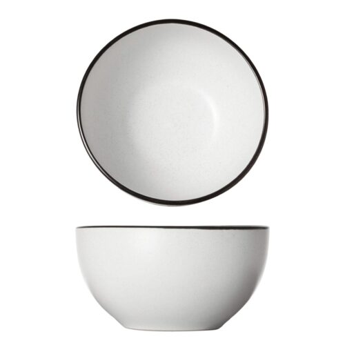 Cosy & Trendy Kommen - Soepkommen - Speckle Wit - ø 14 cm - 6 stuks