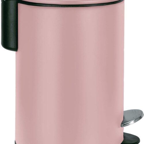 Goodivery ® Kleine decoratieve afvalemmer in elegante roestvrijstalen afwerking voor badkamer of keuken