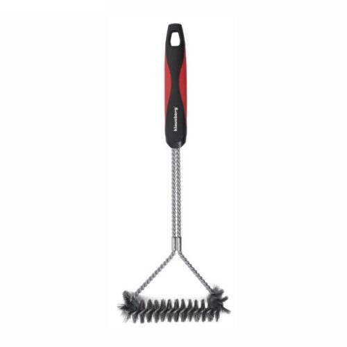 Klausberg KB-7898 Grillborstel - RVS Grill Reinigingsborstel met Stevige Steelborstels en Plastic Handvat - Schoonmaakborstel Barbecue - BBQ Borstel - Geschikt voor alle Barbecues (ook kamado / weber)