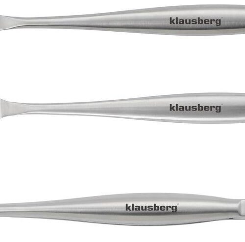 Klausberg KB-7900 Barbecue Set - 3-delige Grillset in RVS (Spatel, Vleesvork & Tang) - Giftset - Geschikt voor de Kamado / Weber liefhebbers