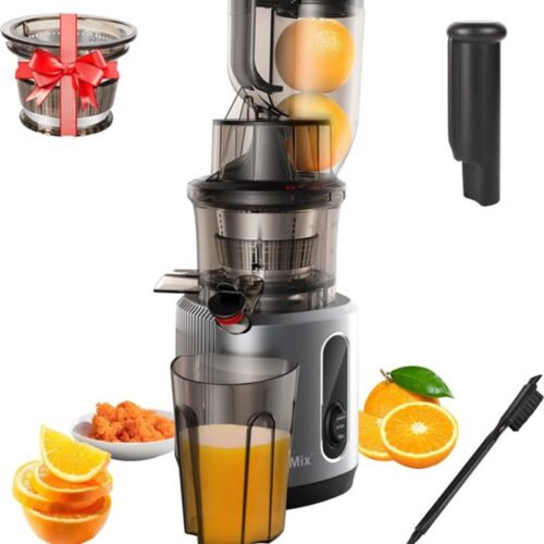 Mercadome® Slowjuicer - Sapcentrifuge - Sinaasappelpers - Citruspers electrisch - Compact - Gebruiksvriendelijk - Multifunctioneel - 700ML - Hoogte 44cm