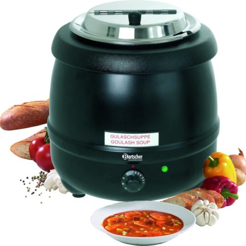 Soeppan Economic - 9 Liter - Zwart - Bartscher 100061