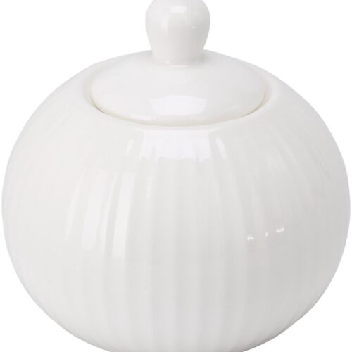 Suikerpot met deksel porselein doos a 6