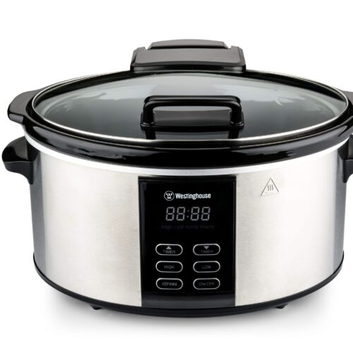Westinghouse Slowcooker - uitneembare keramische pan - RVS - 6 liter - WKSC65