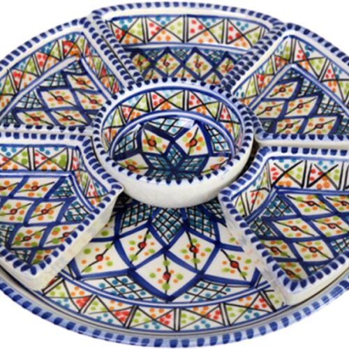 8 delig Tapas schaal Shebka Ø 30 cm | TS.AE.35 | Dishes & Deco